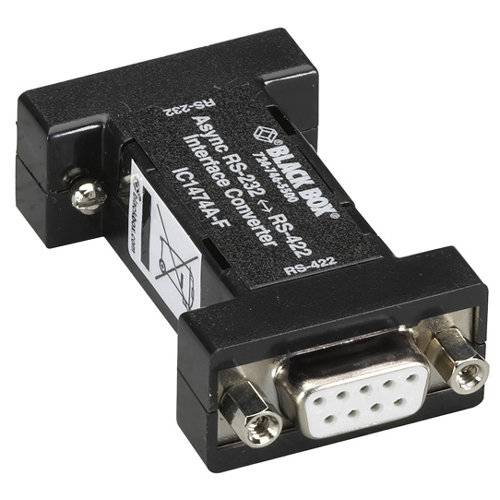 Black Box RS232 to RS-422 Interface Bidirectional Converter IC1474A-F