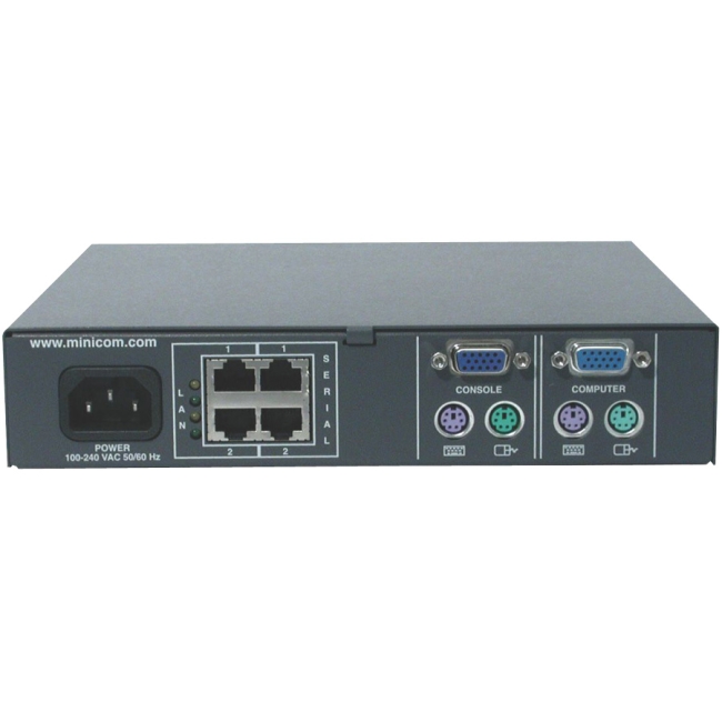 Minicom by Tripp Lite Smart IP Access - Extend KVM Control Over IP 0SU51068