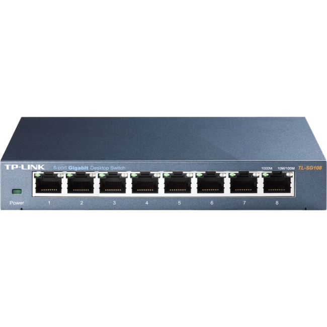 TP-LINK 8-Port 10/100/1000Mbps Desktop Switch TL-SG108