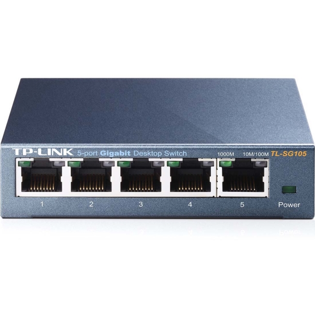 TP-LINK 5-Port 10/100/1000Mbps Desktop Switch TL-SG105