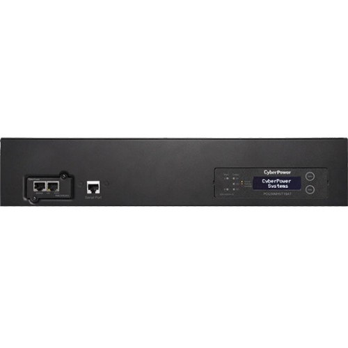 CyberPower Metered ATS PDU 200-240V 30A 2U 19-Outlets (2) L6-30P PDU30MHVT19AT