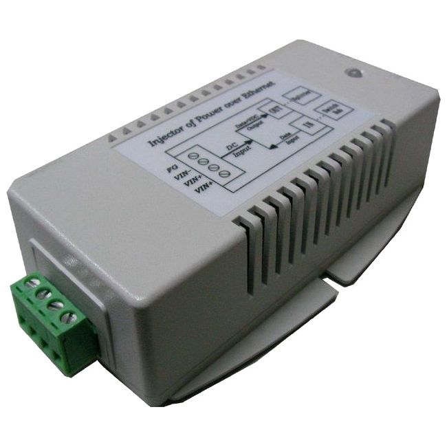 POE-SPLT-4805G | Gigabit PoE Splitter/Voltage Converter, 48V 802.3at Input,  5VDC and Data Output, 25W