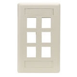 Black Box GigaStation2 9 Socket Network Faceplate WPT488