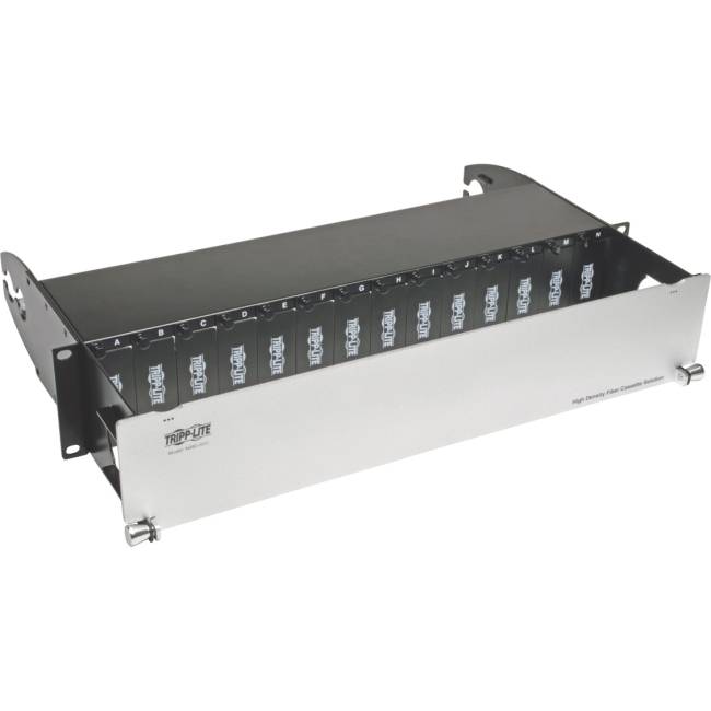 Tripp Lite High Density Fiber Enclosure Panel, 2U, 14-Cassette Capacity N482-02U