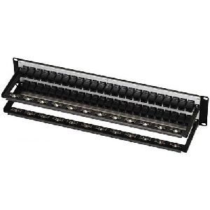 Black Box Feed-Through 48 Port Cat 5e Network Patch Panel JPM810A-R2