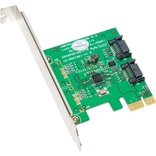 SYBA Multimedia SATA III 2 Internal 6Gbps Ports PCI-e Controller Card SY-PEX40039