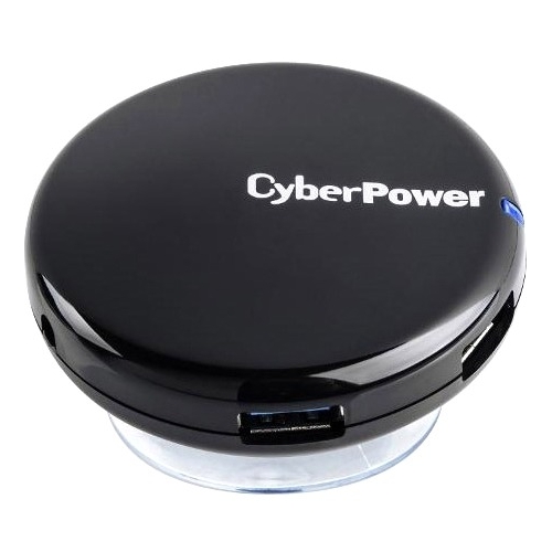 CyberPower USB 3.0 Superspeed Hub with 4 Ports and 3.6A AC Charger - Black CPH430PB