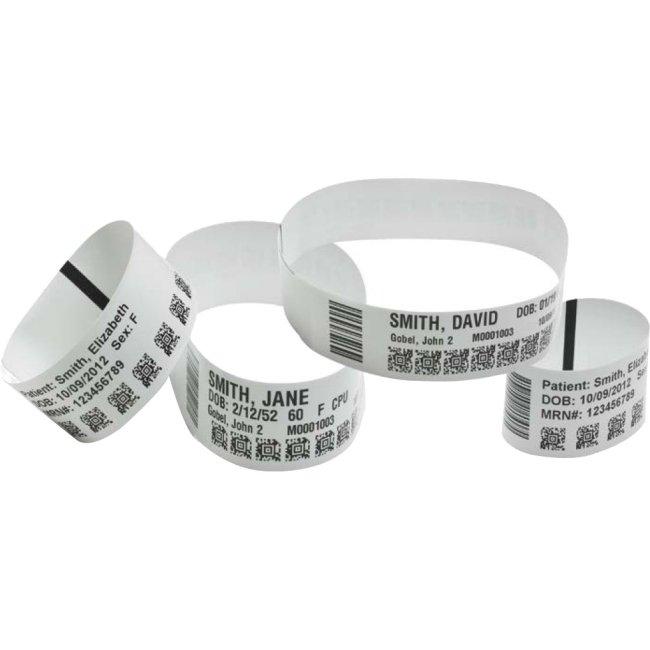 Zebra Z-Band UltraSoft Wristband Cartridge Kit (White) 10015357K