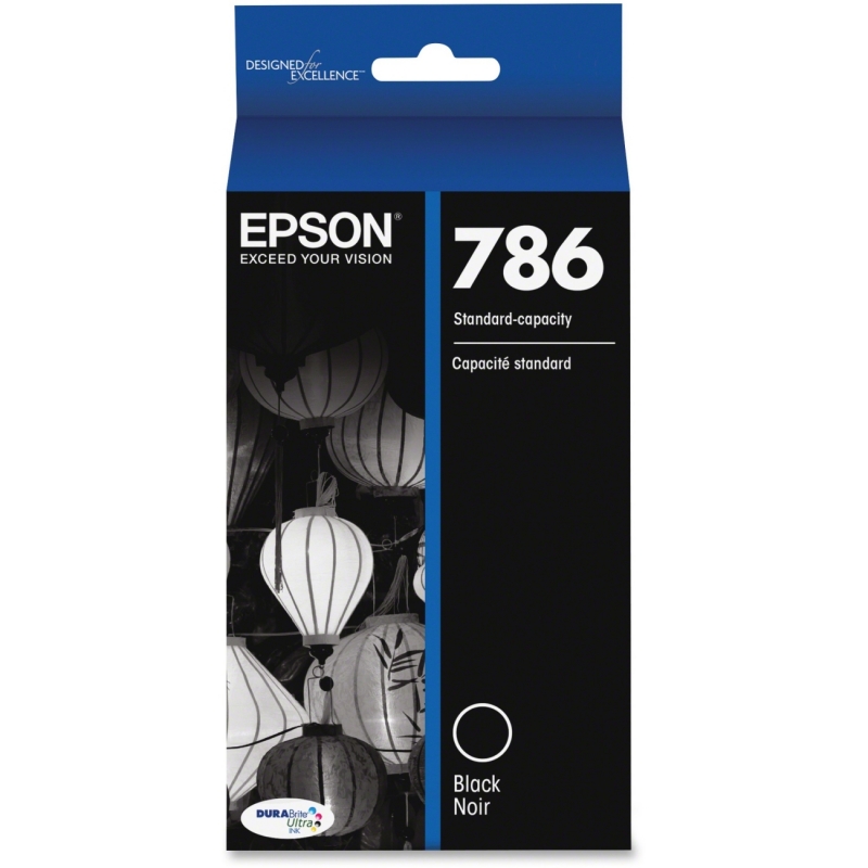 Epson Standard-Capacity Black Ink Cartridge T786120 EPST786120 T786