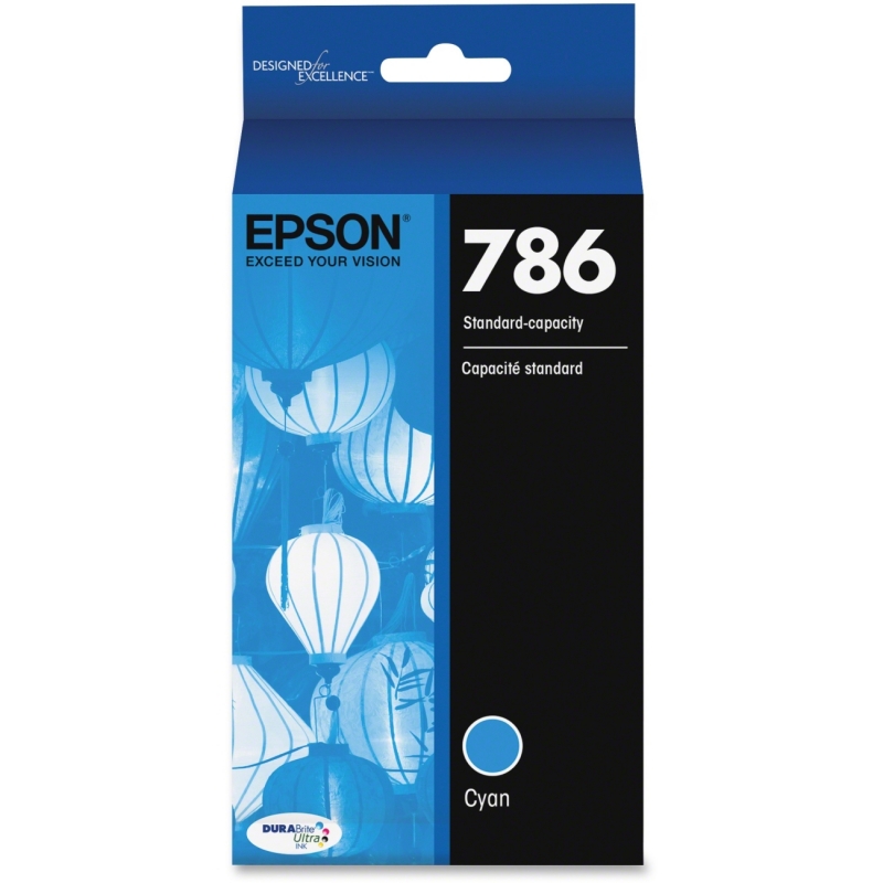 Epson Standard-Capacity Cyan Ink Cartridge T786220 EPST786220 T786