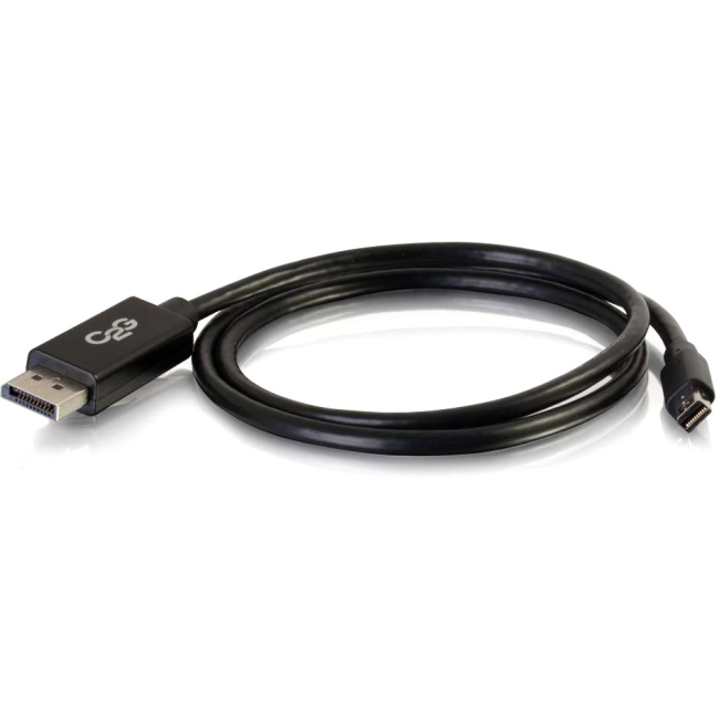 C2G 10ft Mini DisplayPort to DisplayPort Adapter Cable M/M - Black 54302