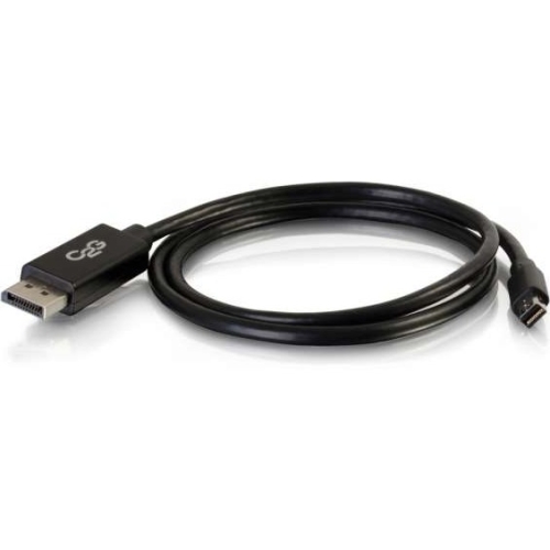 C2G 6ft Mini DisplayPort to DisplayPort Adapter Cable M/M - Black 54301
