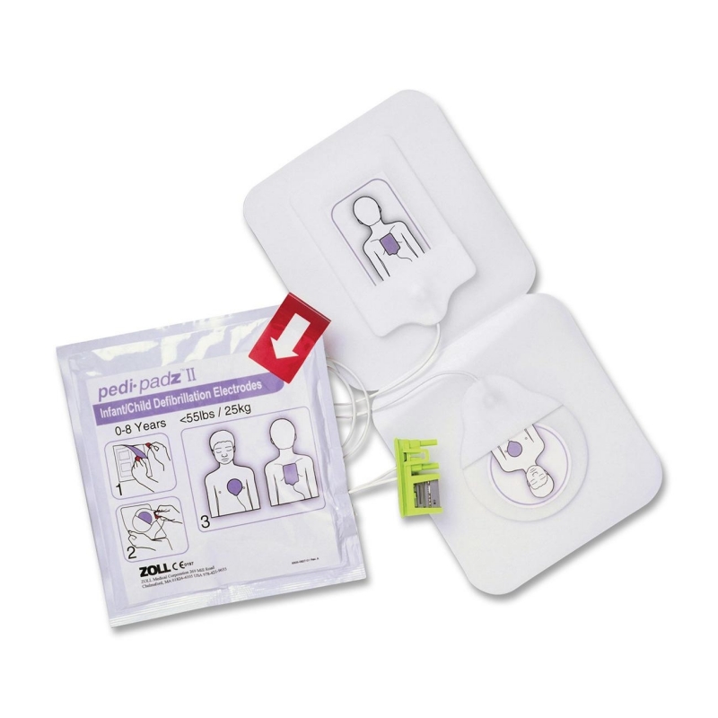ZOLL ZOLL Pedi-padz II AED Plus Defibrillator Pediatric Electrode 8900081001 ZOL8900081001