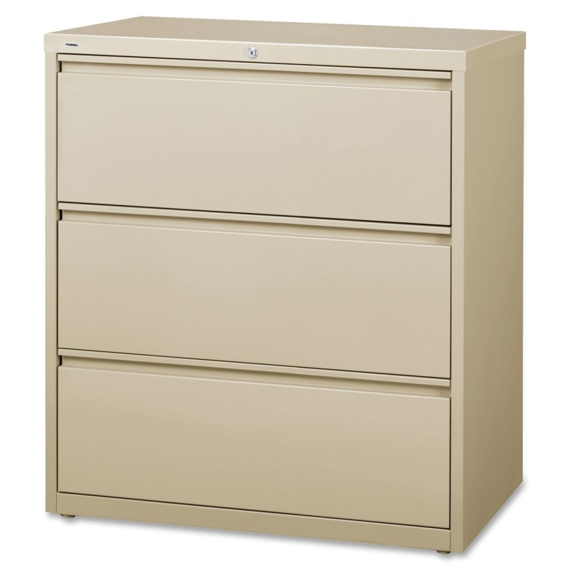 Lorell 3-Drawer Putty Lateral Files 88027 LLR88027