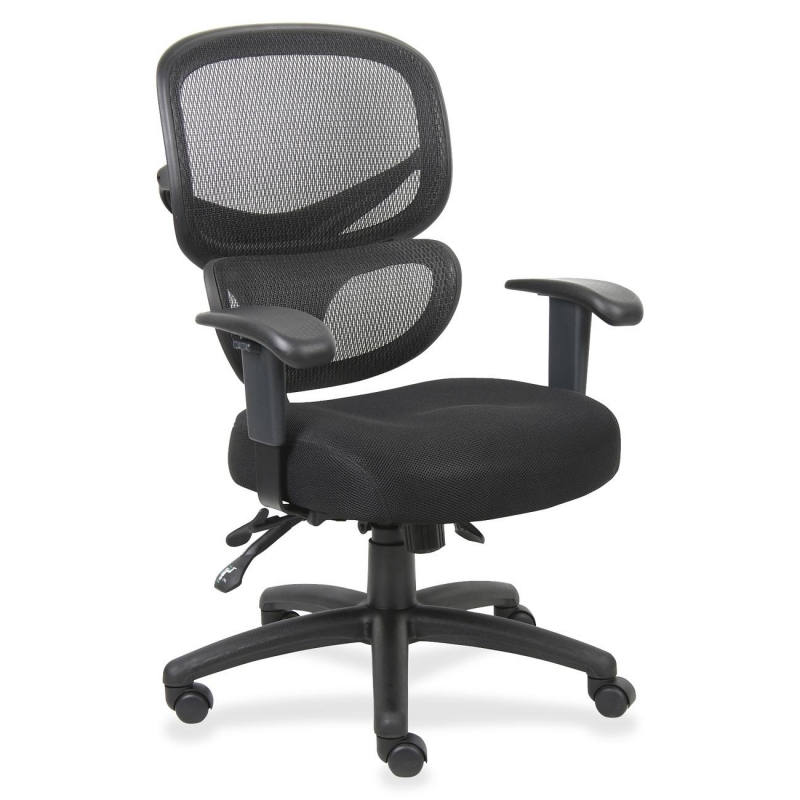 Lorell Mesh-Back Fabric Executive Chairs 60622 LLR60622