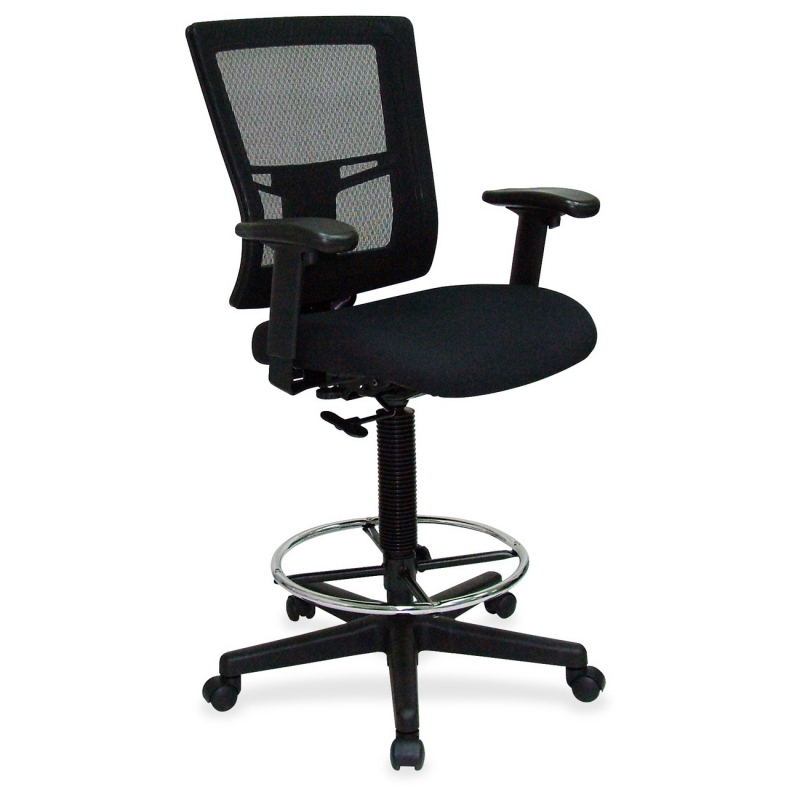 Lorell Breathable Mesh Drafting Stool 43100 LLR43100