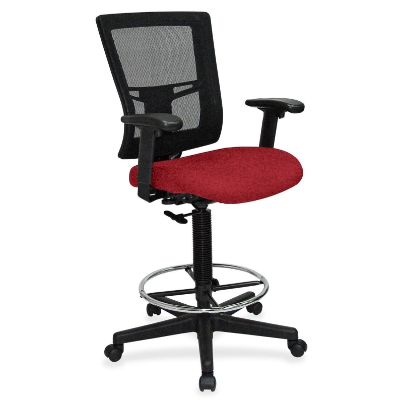 Lorell Breathable Mesh Drafting Stool 4310002 LLR4310002