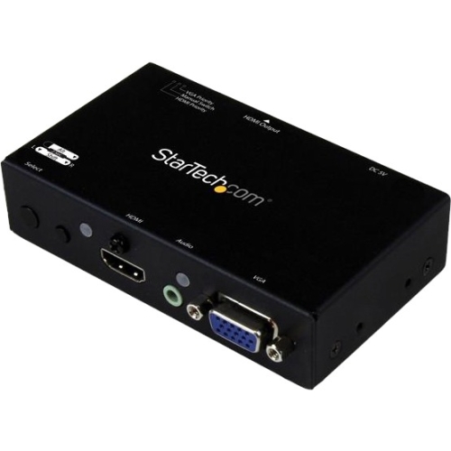 StarTech.com 2x1 HDMI+VGA to HDMI Converter Switch w/ Automatic and Priority Switching-1080p VS221VGA2HD