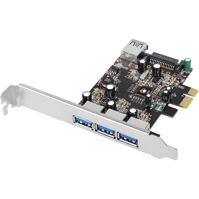 SIIG DP USB 3.0 4-Port PCIe i/e VL JU-P40611-S2