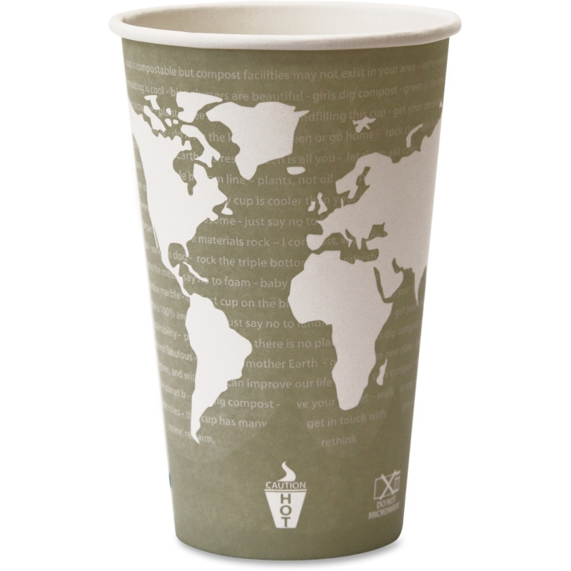 Eco-Products Eco-Products World Art Hot Beverage Cups EPBHC16WA ECOEPBHC16WA