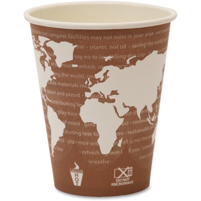 Eco-Products Eco-Products World Art Hot Beverage Cups EPBHC8WA ECOEPBHC8WA