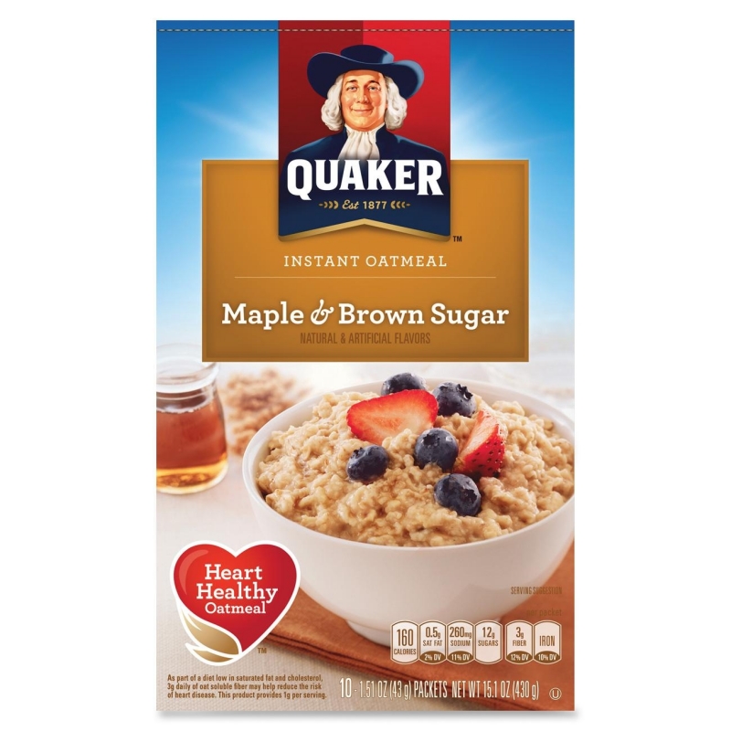 Quaker Oats Foods Instant Oatmeal 01190 QKR01190