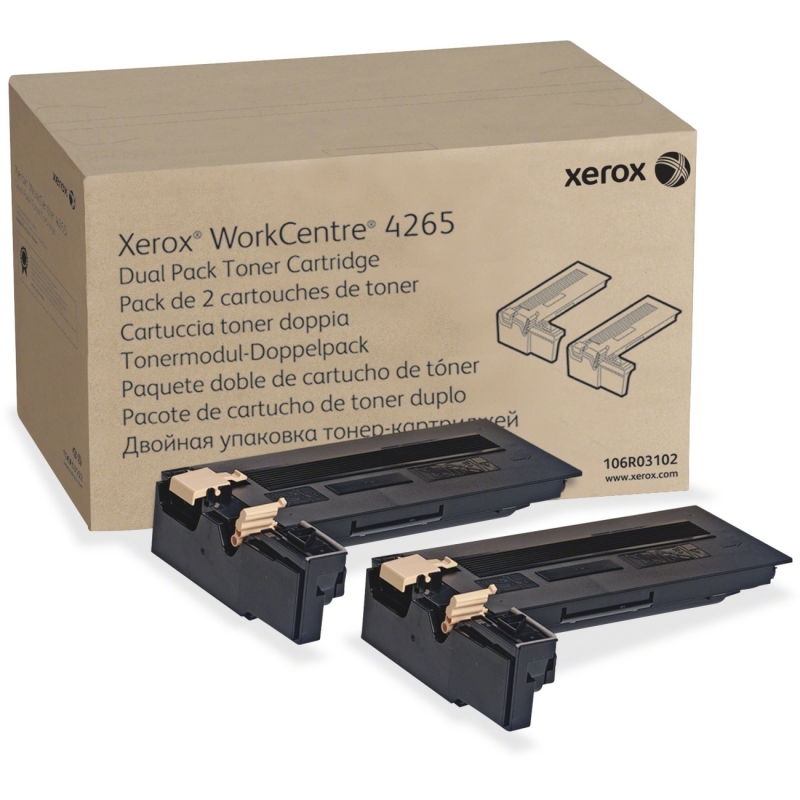 Xerox Black Dual Capacity Toner Cartridge, WorkCentre 4265 (50,000 Pages) 106R03102 XER106R03102