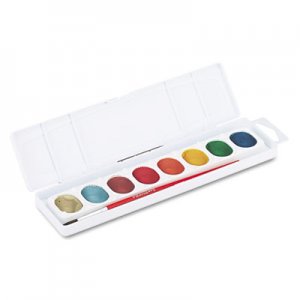 Prang Metallic Washable Watercolors, 8 Assorted Colors DIX80516 80516