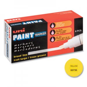 uni-Paint uni-Paint Marker, Broad Tip, Yellow UBC63735 63735