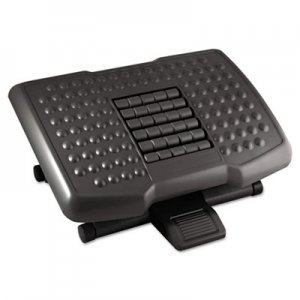 Kantek Premium Adjustable Footrest with Rollers, Plastic, 18w x 13d x 4h, Black KTKFR750 FR750