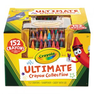 Crayola Ultimate Crayon Case, Sharpener Caddy, 152 Colors CYO520030 520030