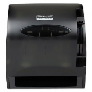 Kimberly-Clark Lev-R-Matic Roll Towel Dispenser, 13.3 x 9.8 x 13.5, Smoke KCC09765 09765
