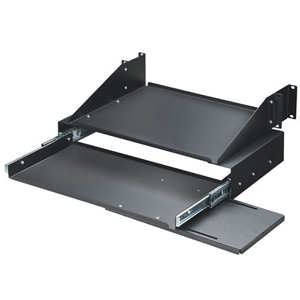 Black Box 19" Keyboard Tray with Monitor Shelf RM028