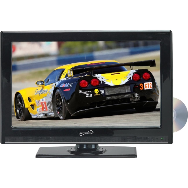 Supersonic 24" Widescreen LED HDTV with DVD Player SC-2412
