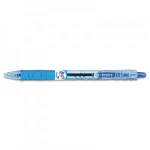 Pilot B2P Bottle-2-Pen Retractable Ballpoint Pen, 0.7mm, Blue Ink, Translucent Blue Barrel, Dozen PIL32601 32601