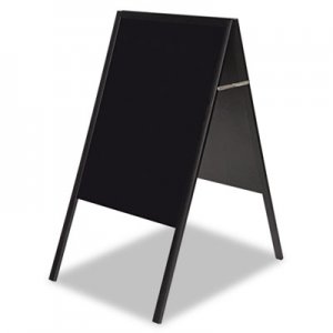 MasterVision Magnetic Wet Erase Board, 27x34 Black, Black Wood Frame BVCDKT30505042 DKT30505042