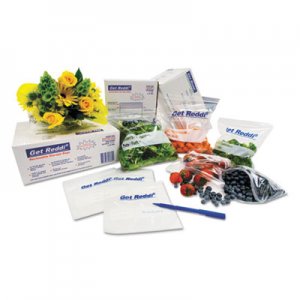 Inteplast Group Get Reddi Food & Poly Bag, 10 x 8 x 24, 22-Quart, 0.85 Mil, Clear, 500/Carton