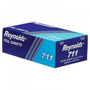Reynolds Wrap Pop-Up Interfolded Aluminum Foil Sheets, 9 x 10 3/4, Silver, 3000 Sheet/Carton RFP711 000000000000000711