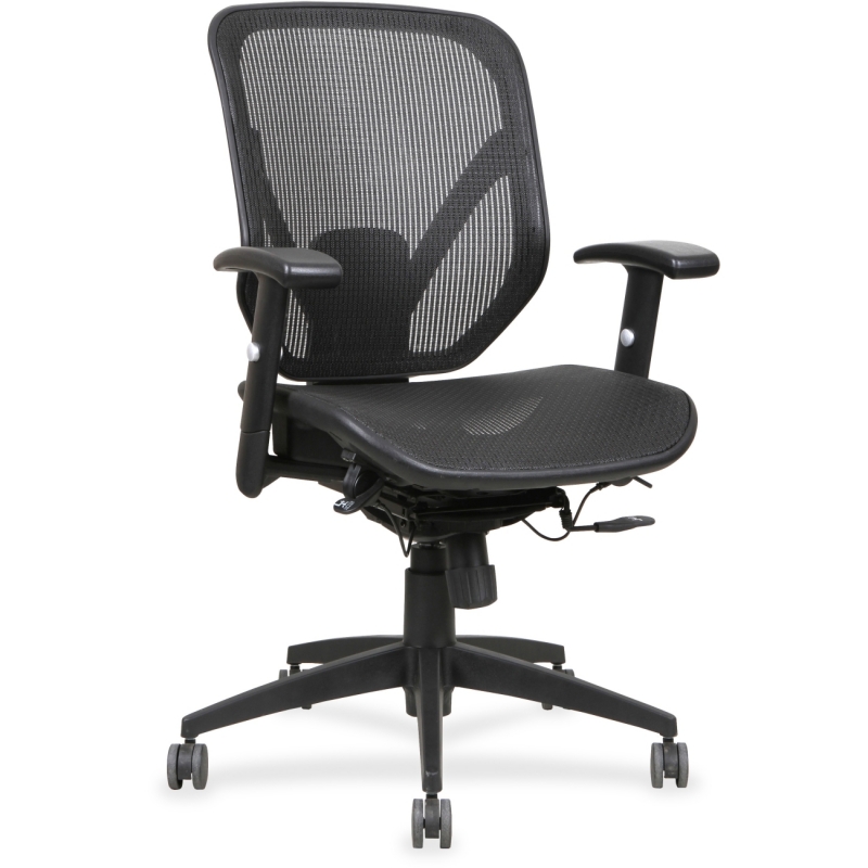 Lorell Mesh Seat/Back Mid-back Chair 40203 LLR40203