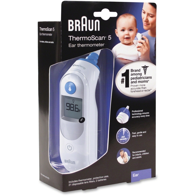 Braun ThermoScan 5 Ear Thermometer IRT6500US HWLIRT6500US
