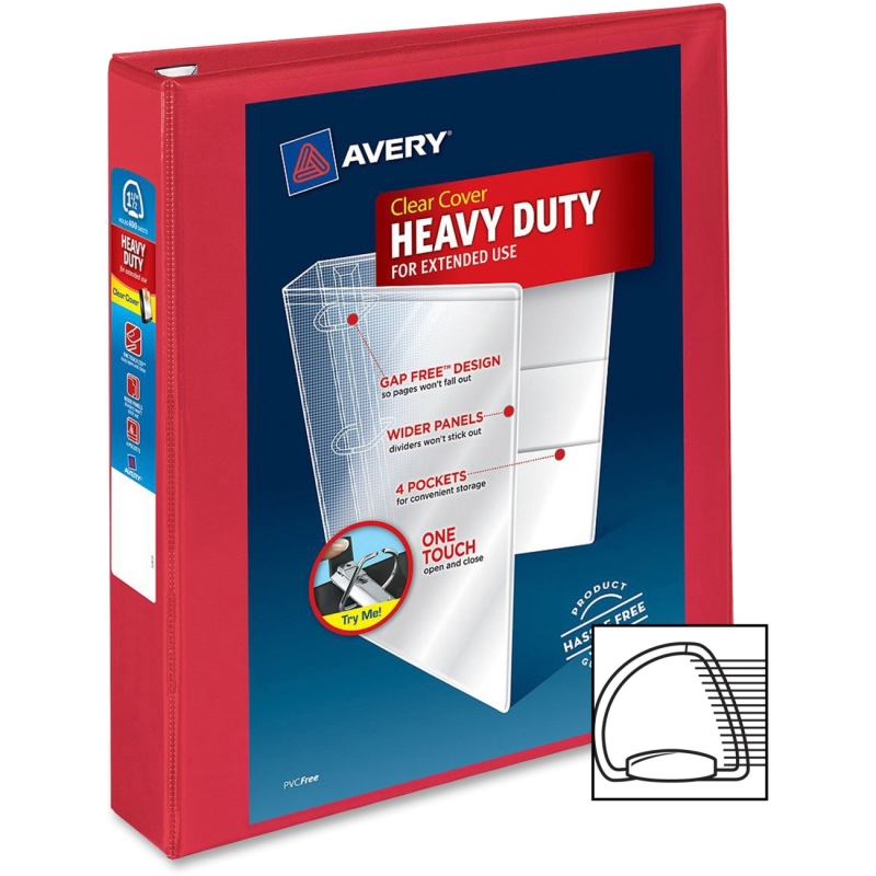 Avery Heavy-Duty EZD Ring Reference View Binders 79171 AVE79171