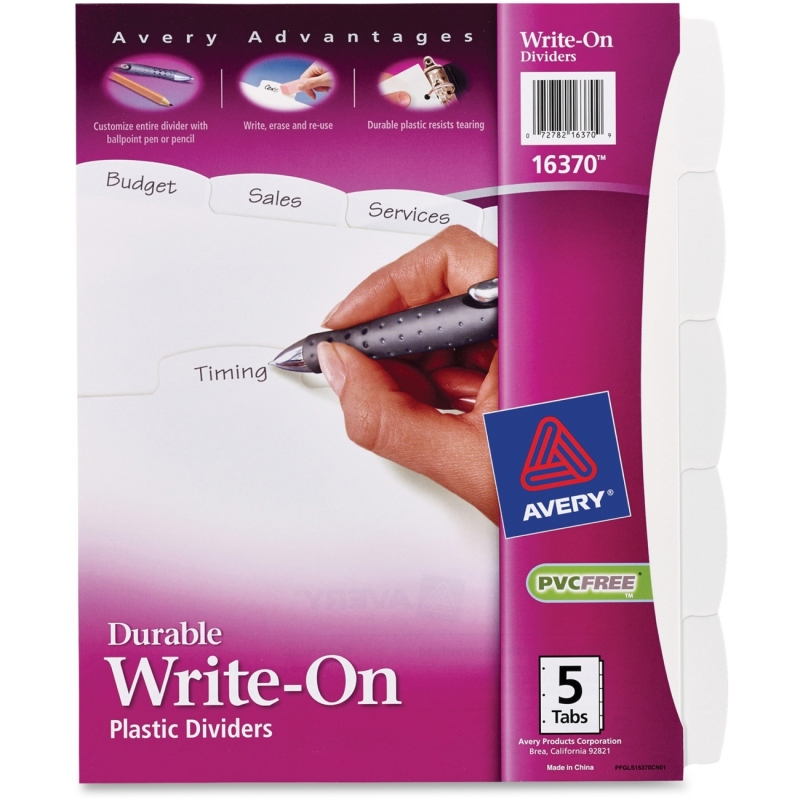 Avery Durable Write-On Divider Sets 16370 AVE16370