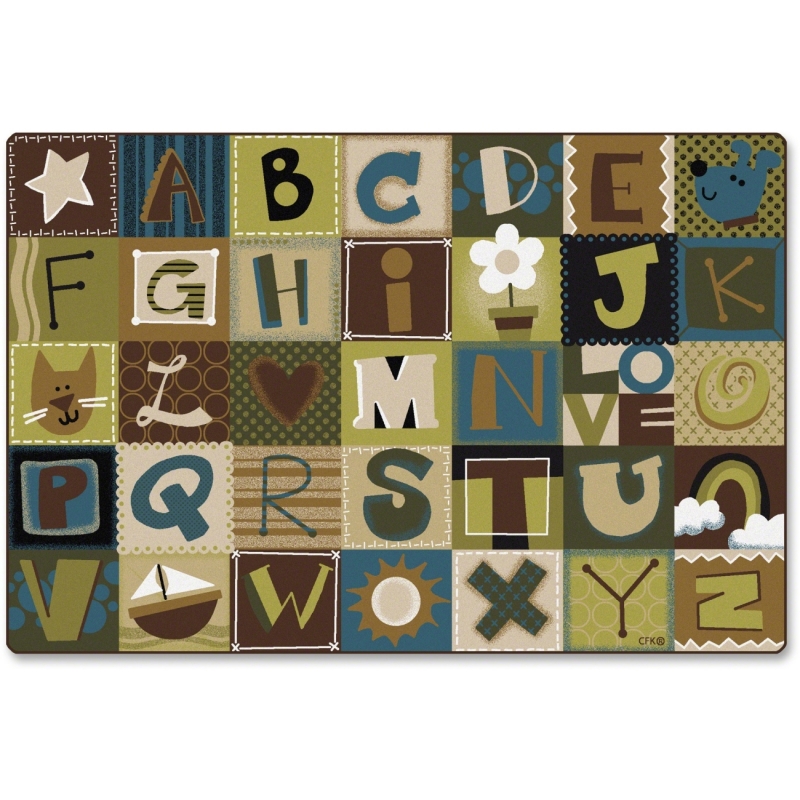 Carpets for Kids Toddler Alphabet Blocks - Nature (Alphabet Blocks ) 11726 CPT11726