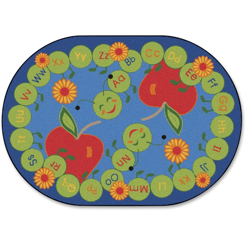 Carpets for Kids ABC Caterpillar Oval Seating Rug 2216 CPT2216