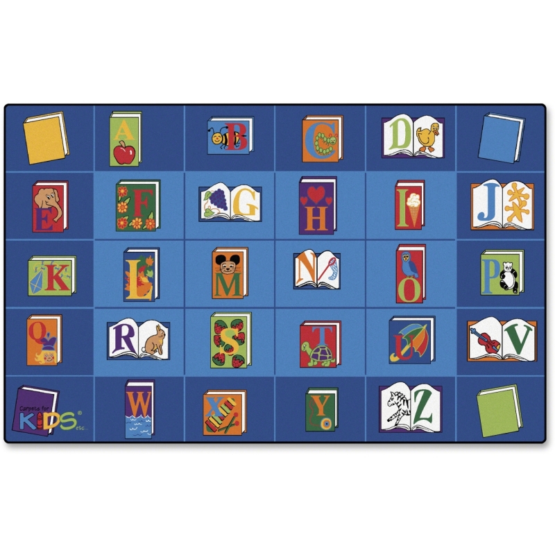 Carpets for Kids Reading Book Rectangle Seating Rug 2600 CPT2600