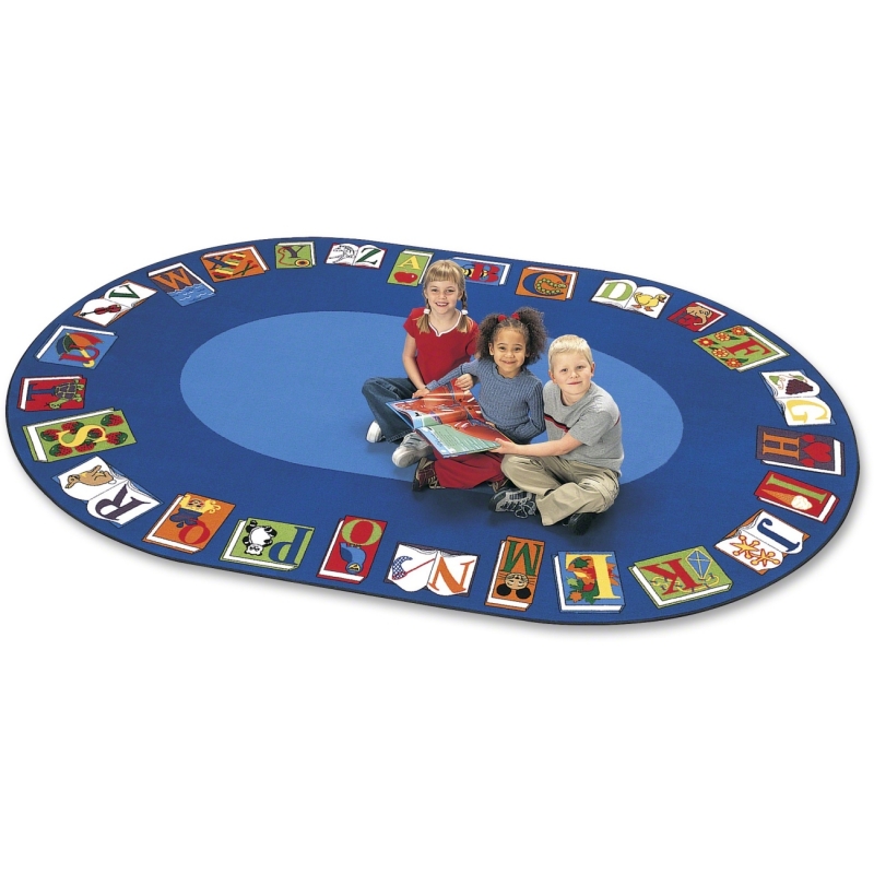 Carpets for Kids Reading By The Book Oval Area Rug 2616 CPT2616