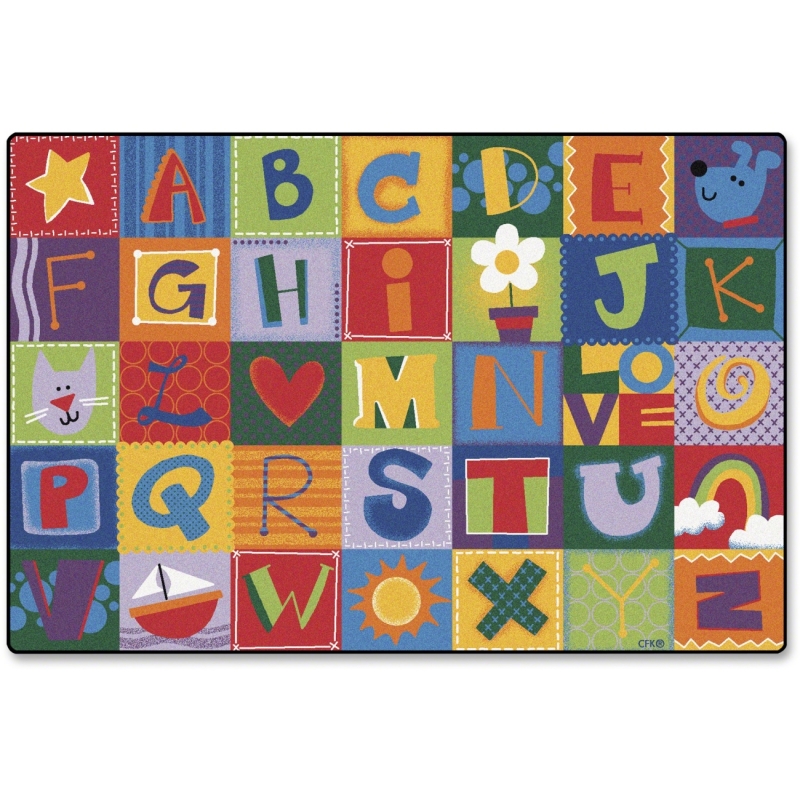 Carpets for Kids Toddler Alphabet Blocks Rug 3800 CPT3800