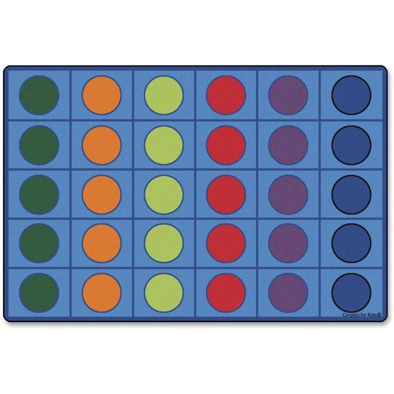 Carpets for Kids Color Seating Circles Rug 4218 CPT4218