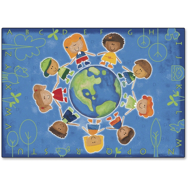 Carpets for Kids Give The Planet A Hug Rug 4415 CPT4415