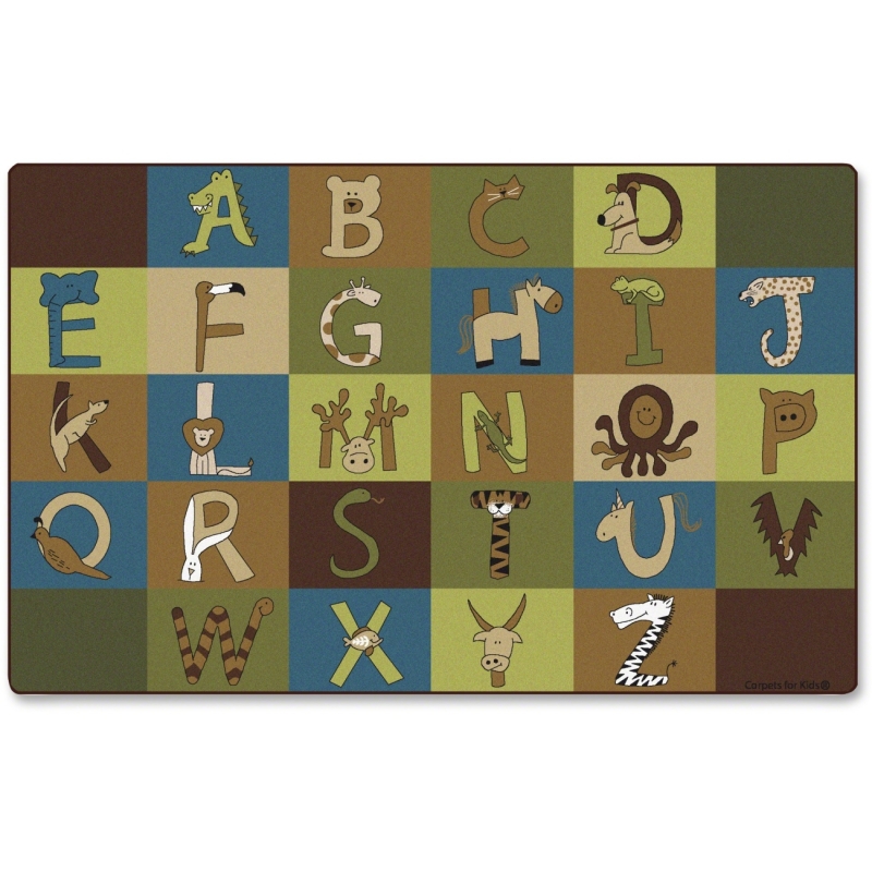 Carpets for Kids A-Z Animals Nature 12' Area Rug 55762 CPT55762